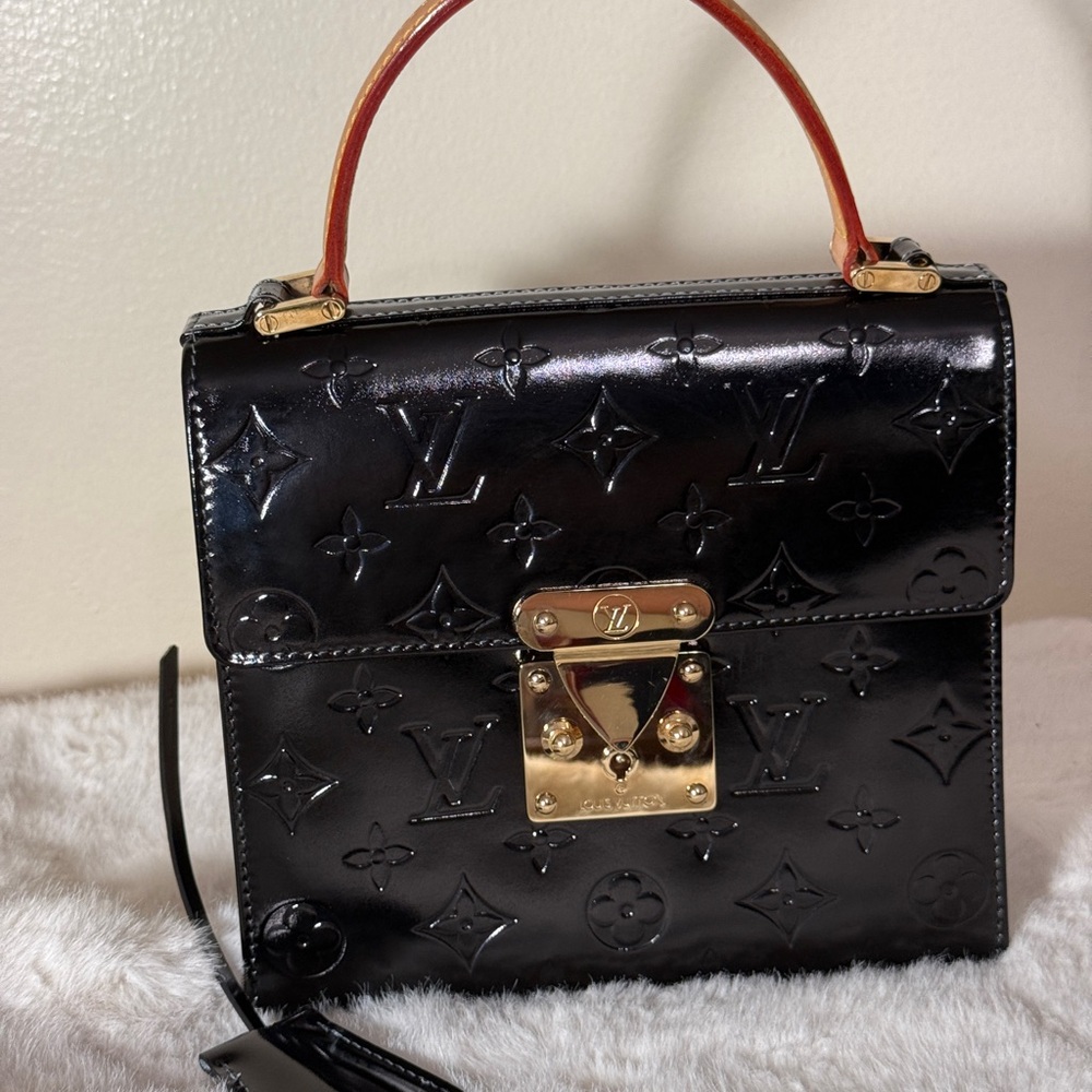 Louis Vuitton Black and Gold Mini Bag